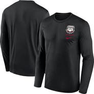 Nike Men's Nike Black Georgia Bulldogs Alternate Logo Lockup Legend Performance Long Sleeve T-Shirt