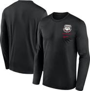 Nike Men's Nike Black Georgia Bulldogs Alternate Logo Lockup Legend Performance Long Sleeve T-Shirt