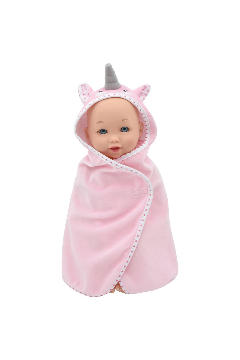 Wash N' Play Baby Set 12" Doll 7Pc Bath Care Toy, 2+, Alternate, color, Multicolored