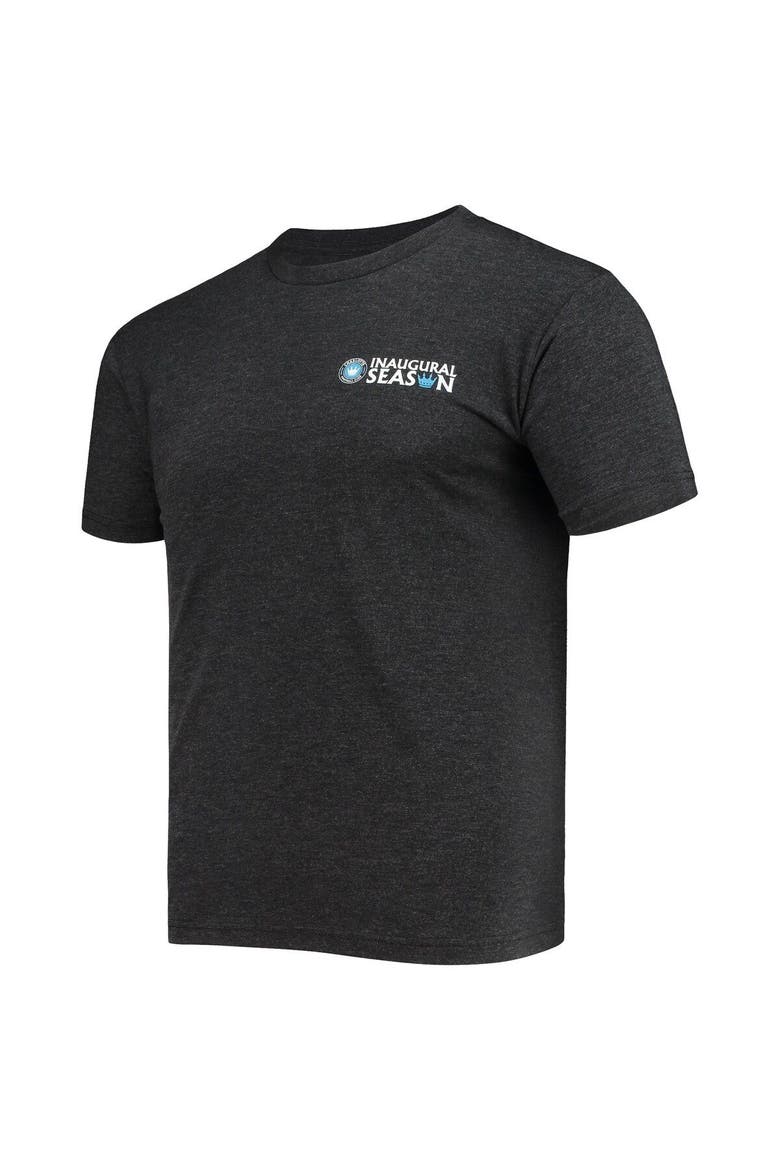 Men's Black Charlotte FC Inaugural Season Tri-Blend T-Shirt, Alternate, color, Black