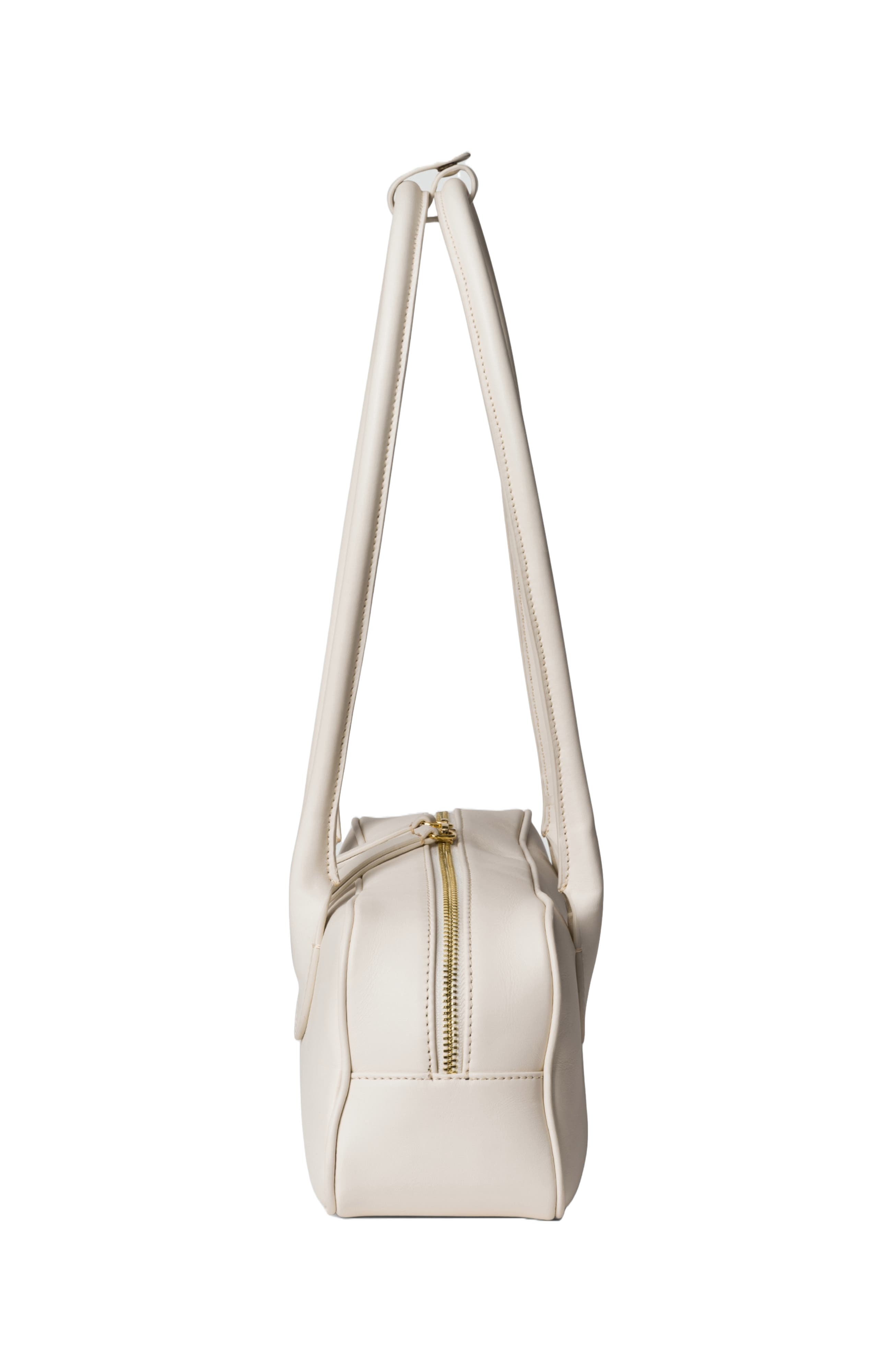 La Strada Leather East West Bag, Alternate, color, Off-White