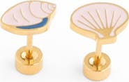 Pip Pop Shell Stud Earrings