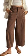 Free People Lay Down Ankle Wide Leg Chinos
