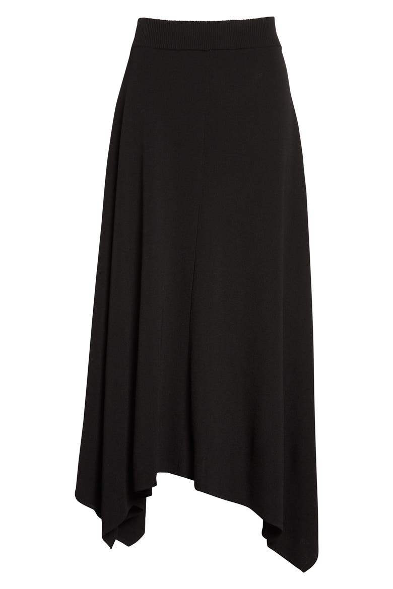 Handkerchief Skirt, Alternate, color, BLACK