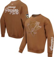 PRO STANDARD Men's Pro Standard  Brown Pittsburgh Penguins Paint the City Pullover Sweatshirt