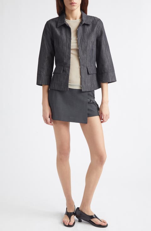 Valeva Organic Cotton & Linen Denim Jacket