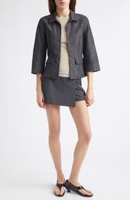 Paloma Wool Valeva Organic Cotton & Linen Denim Jacket