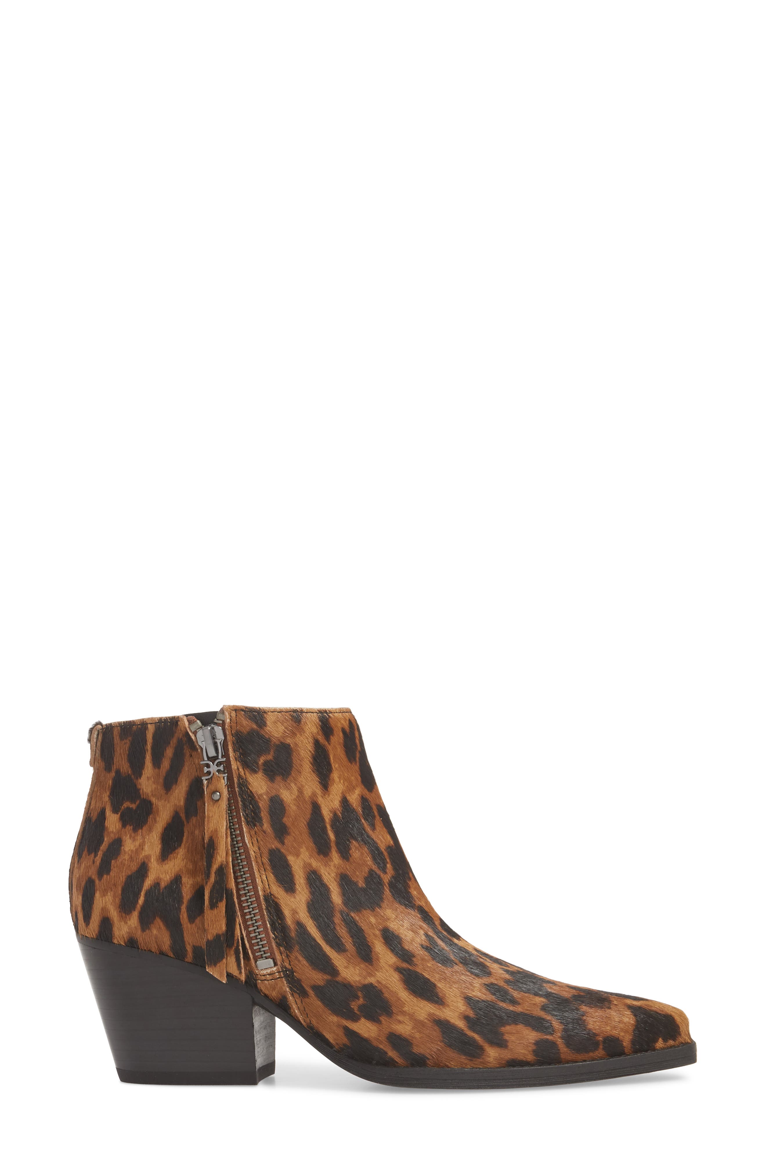 Walden Bootie, Alternate, color, LEOPARD BRAHMA HAIR