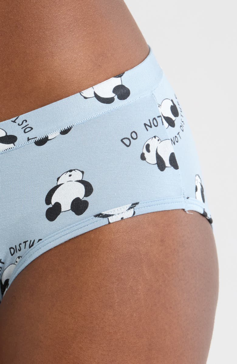 MeUndies FeelFree High Waist Briefs, Alternate, color, Do Not Disturb