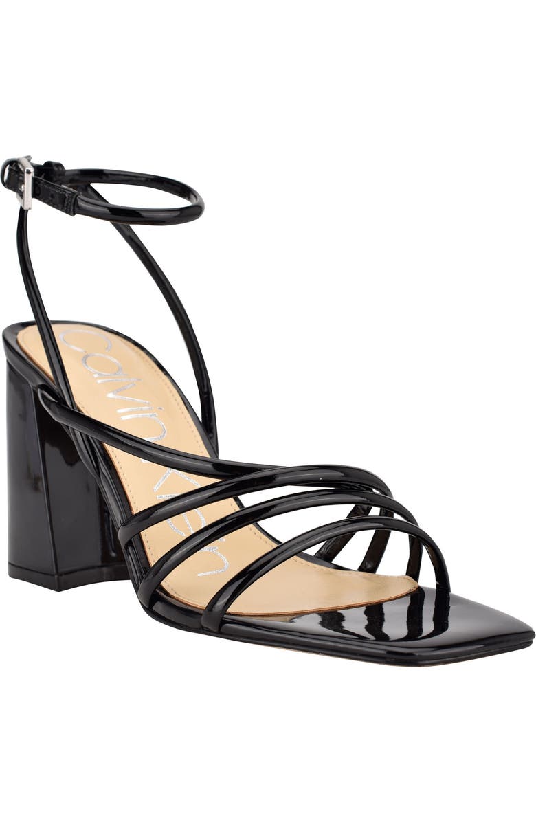 Calvin Klein Quen Ankle Strap Sandal, Main, color,