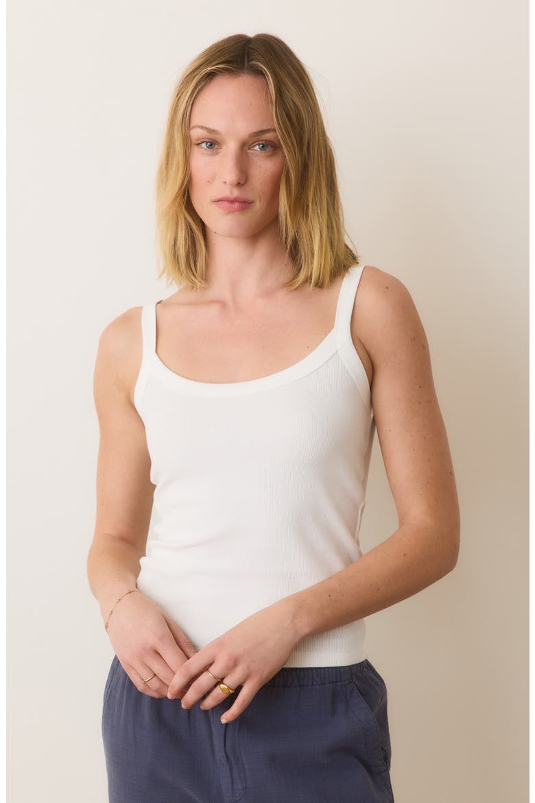 Lexi Sun-In Crop Rib Camisole, Alternate, color, WHITE