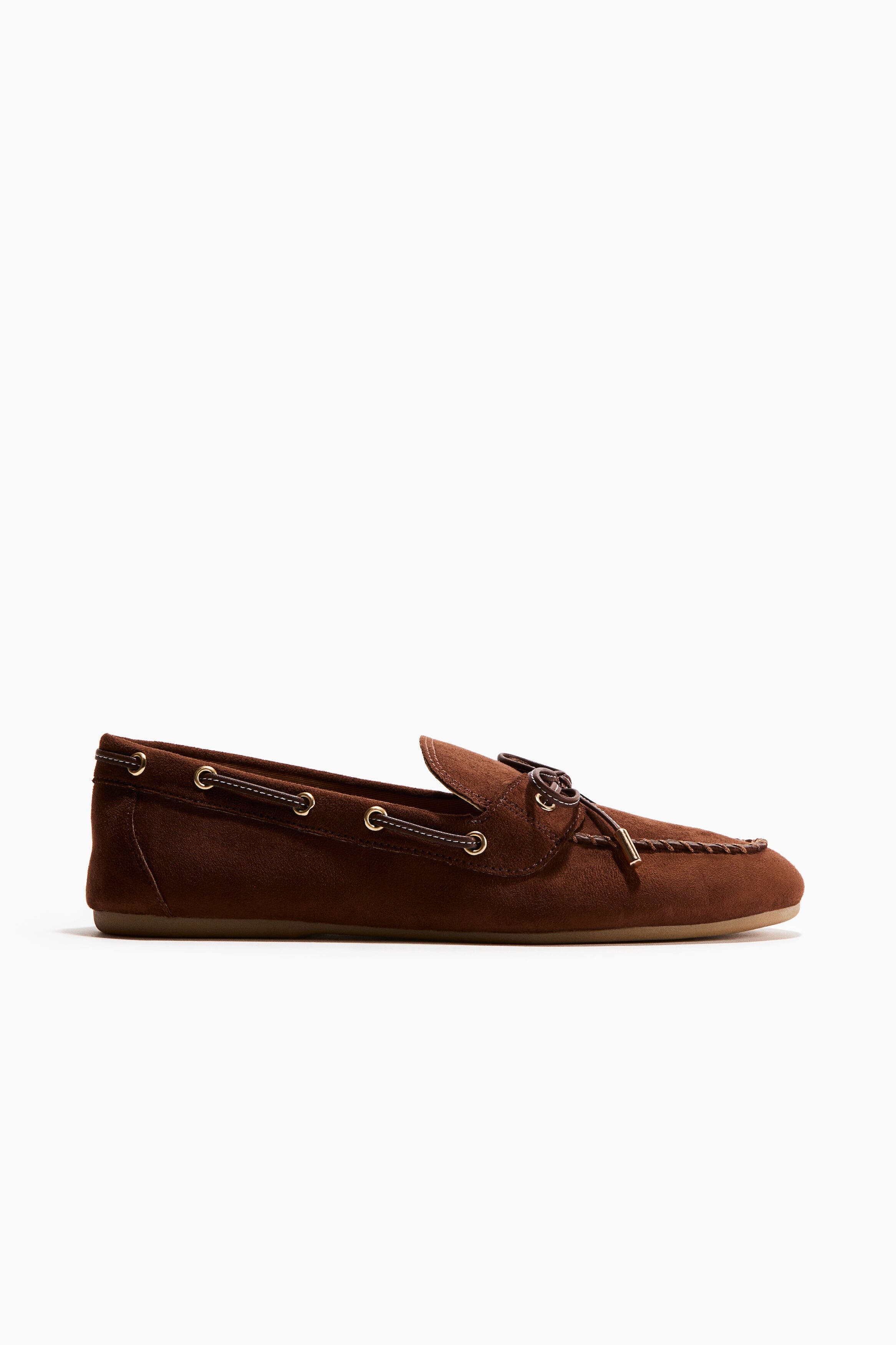 H&M Deck Shoes, Alternate, color, Brown