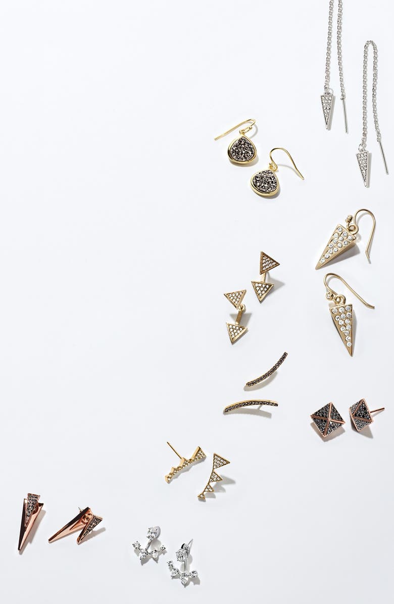 Rebecca Minkoff Triangle Drop Earrings, Alternate, color, 