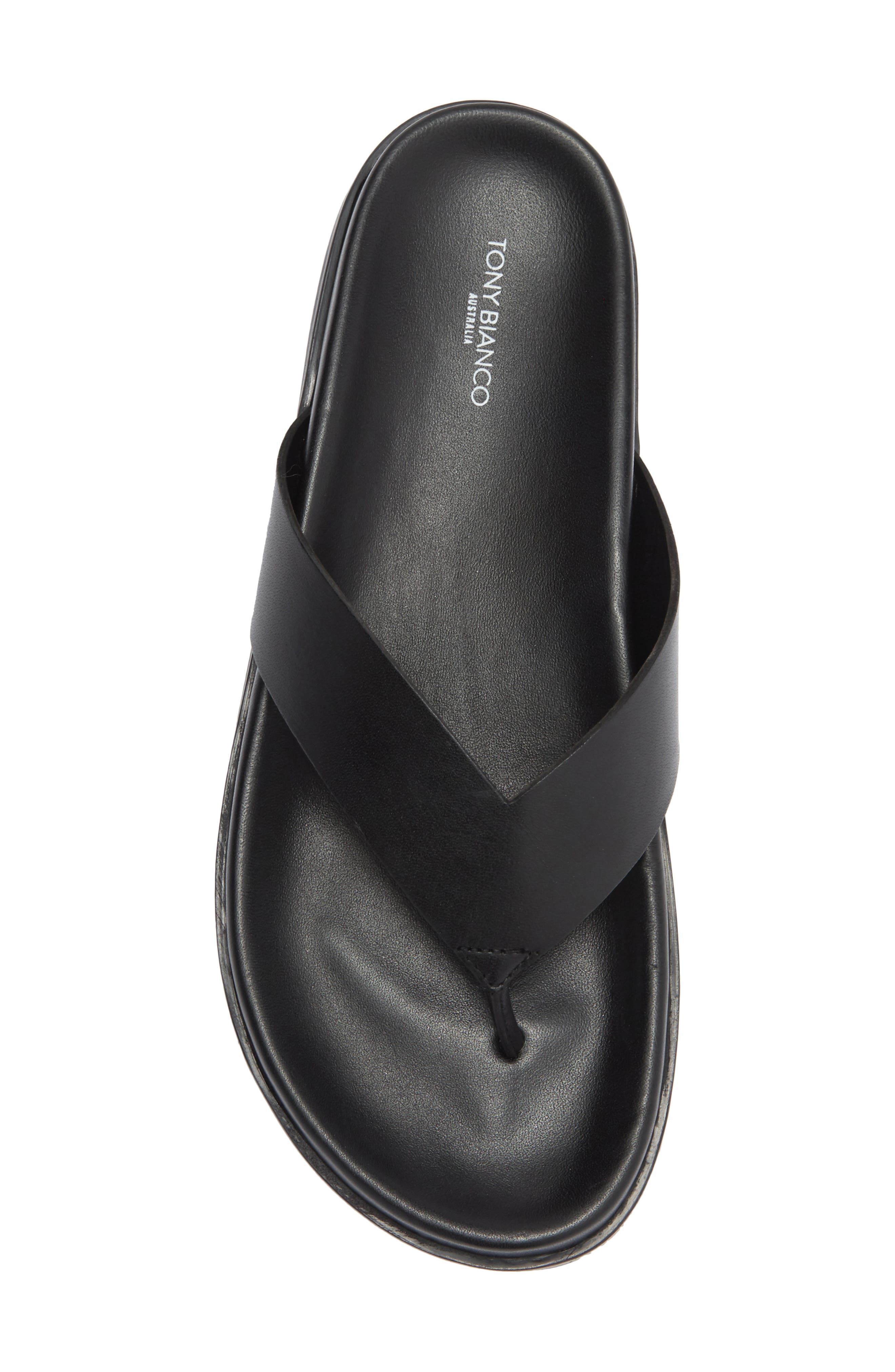 Tony Bianco Loop Flip Flop, Alternate, color, Black