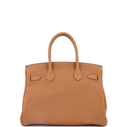 Pre-owned Hermes Hermes Birkin Handbag Brown Togo With Gold Hardware 30 In Gold
