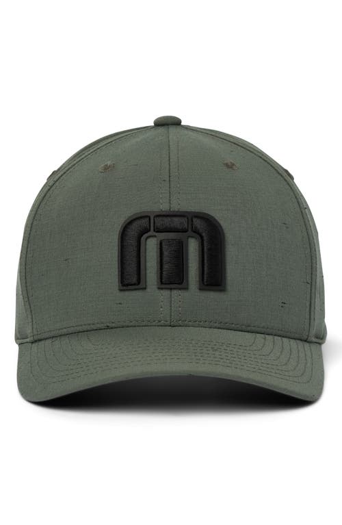 Travismathew Private Cabin Snapback Baseball Cap In Green
