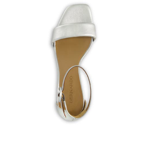 Bernardo Footwear Carla Platform Sandal In Silver
