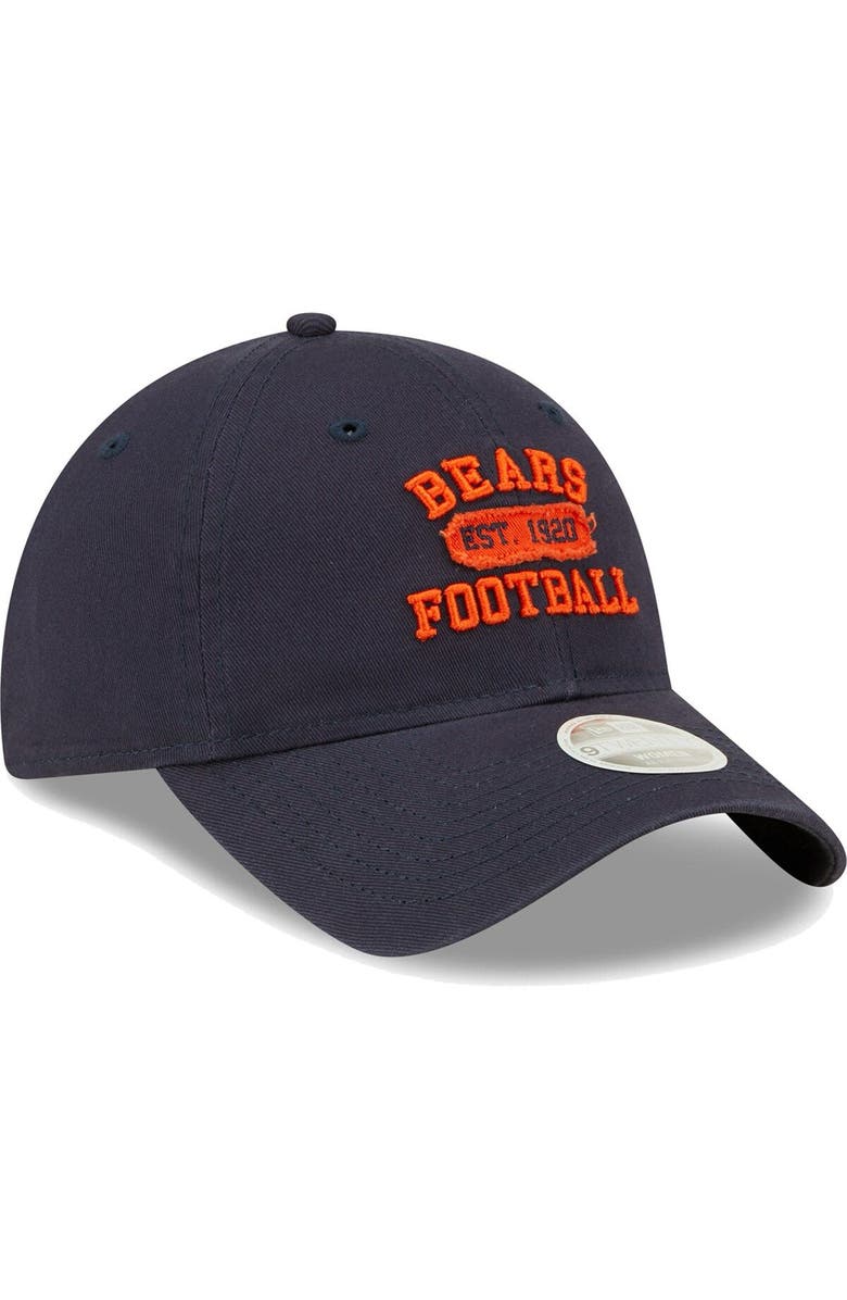 New Era Women's New Era Navy Chicago Bears Formed 9TWENTY Adjustable Hat, Alternate, color,