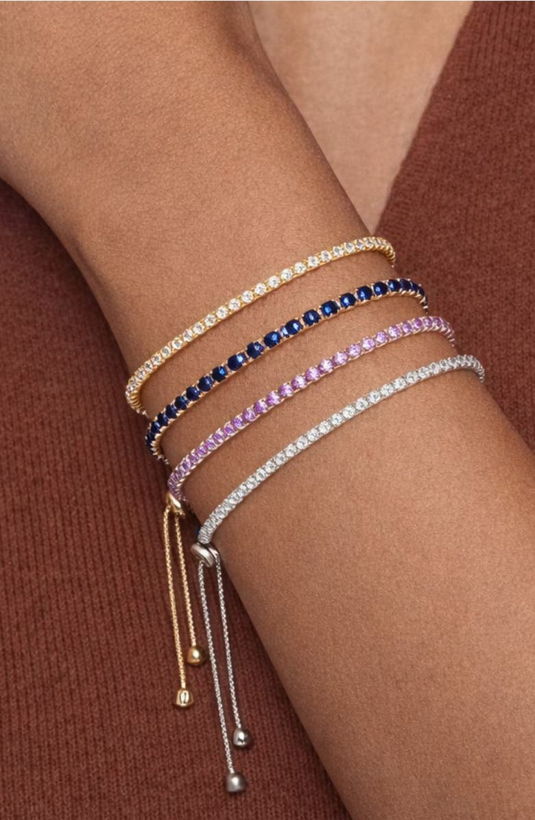 REBL Crystal Slider Bracelet, Alternate, color, 