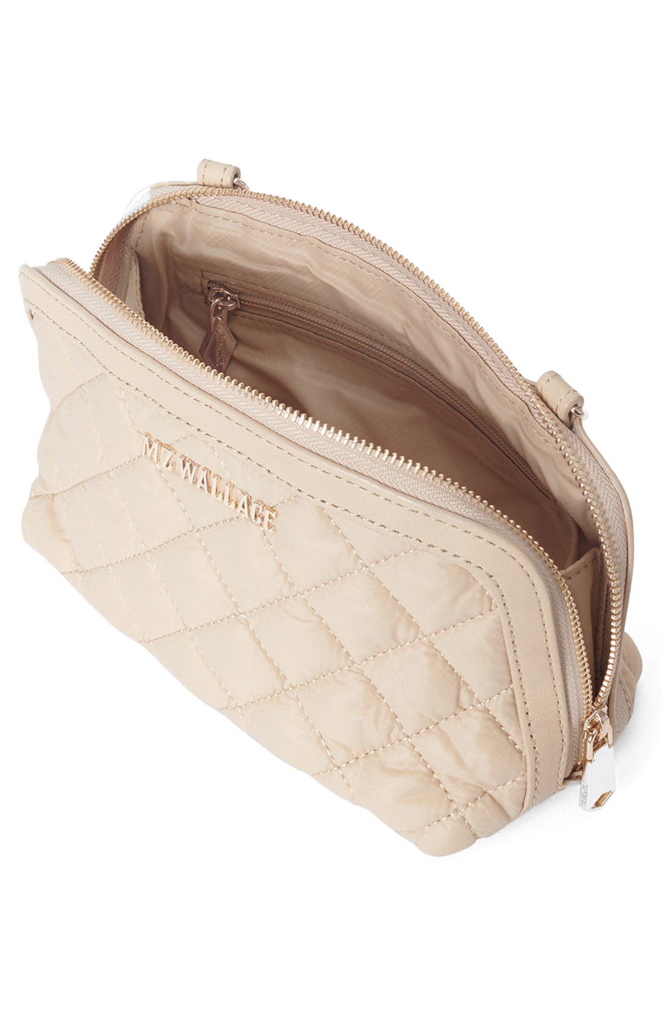 MZ Wallace Small Emily Quilted Crossbody Bag, Alternate, color, 