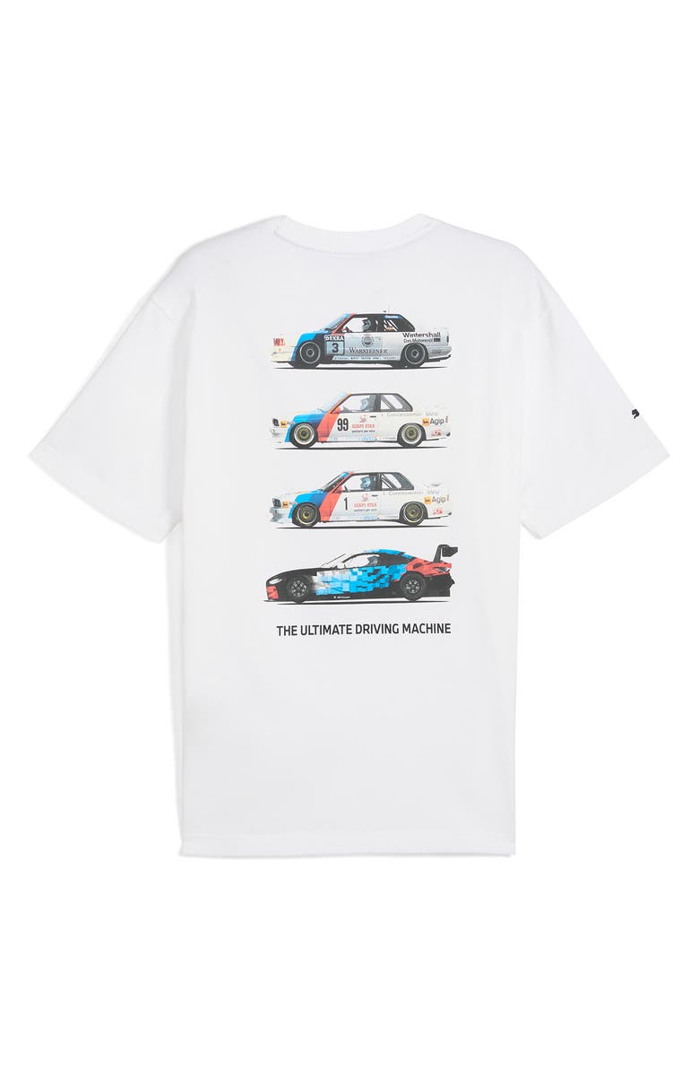 PUMA BMW M Motorsport Car Graphic T-Shirt, Alternate, color, Puma White