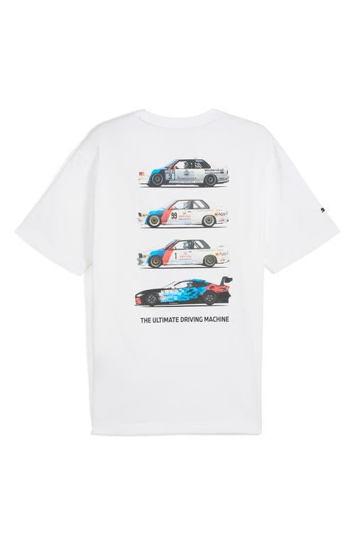Puma Bmw M Motorsport Essential Ii Logo Graphic T-shirt In White
