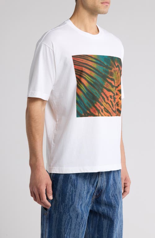Levi's Skate Box Oversize Graphic T-shirt In Earth White Tie Dye Graphic