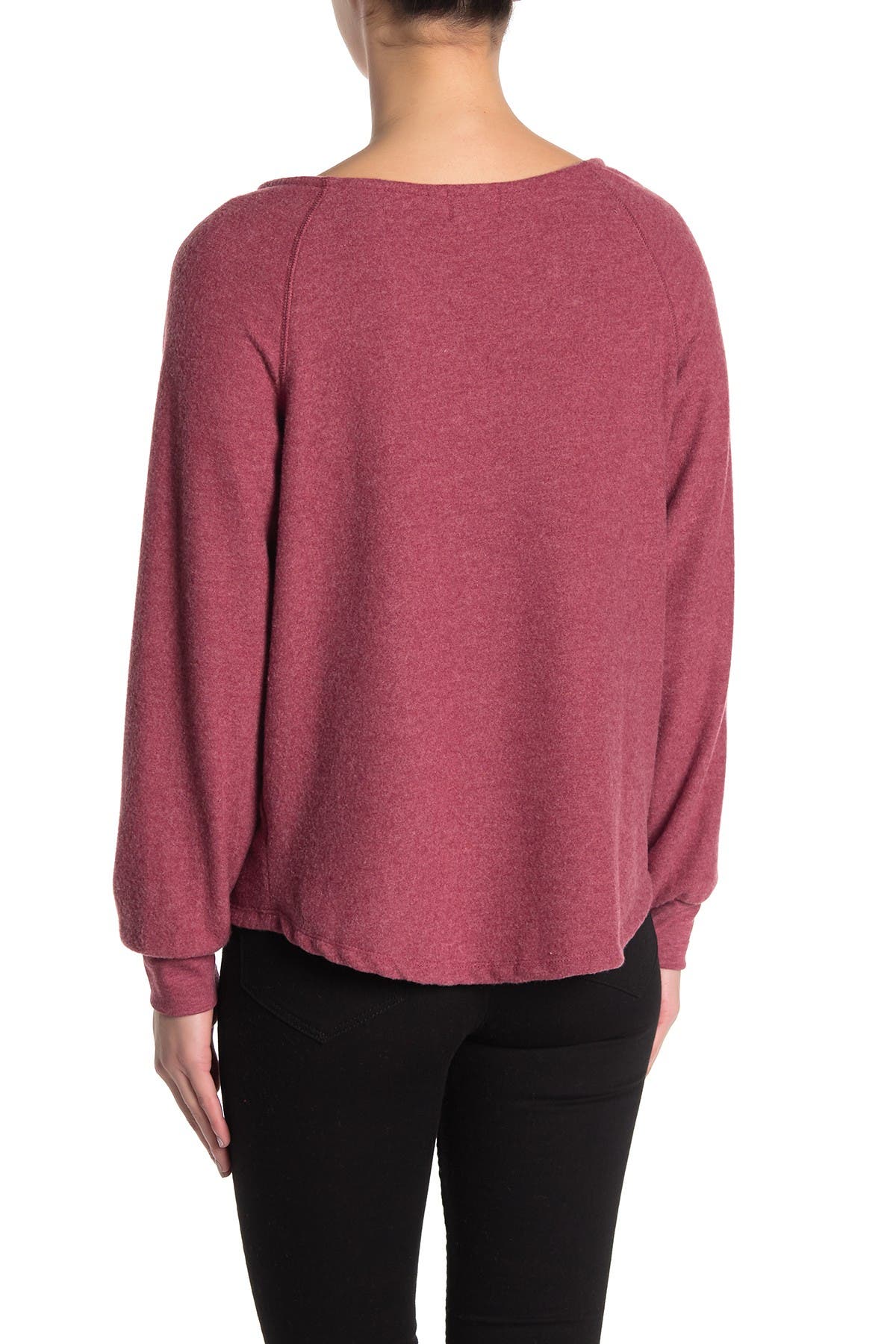 PST by Project Social T Elm Cowl Neck Pullover (Women) | Nordstromrack