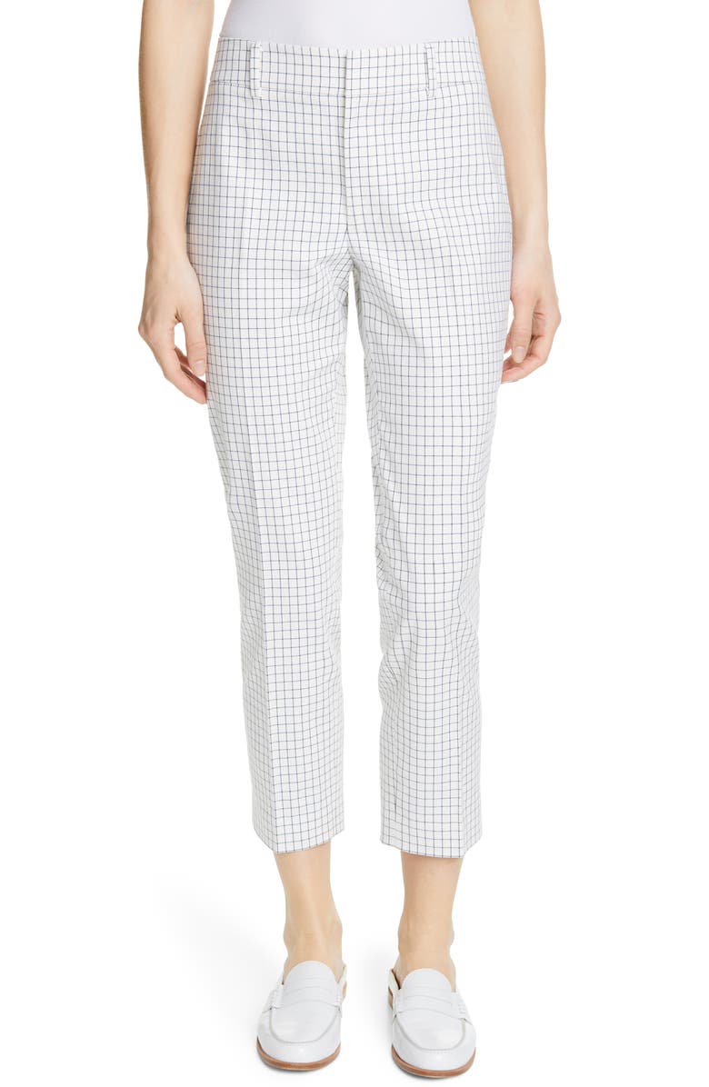 Club Monaco Remi Pants, Main, color, Navy/ White