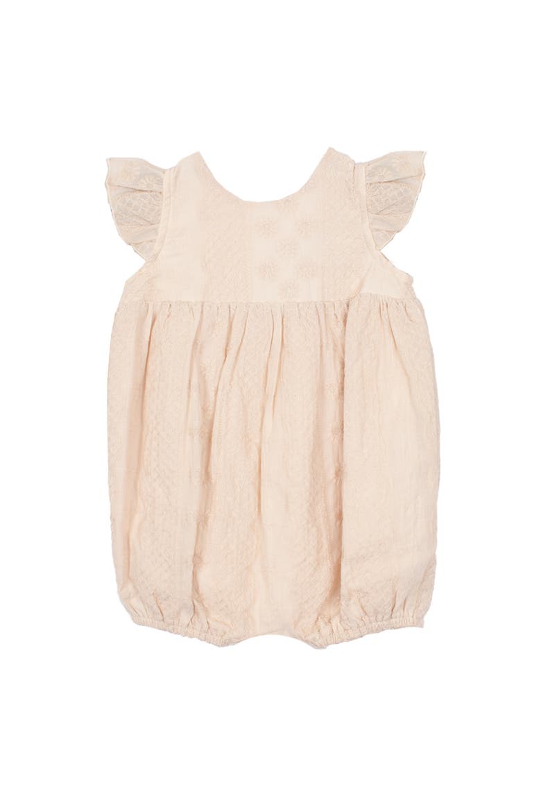Sienna Baby Romper, Main, color, Brown