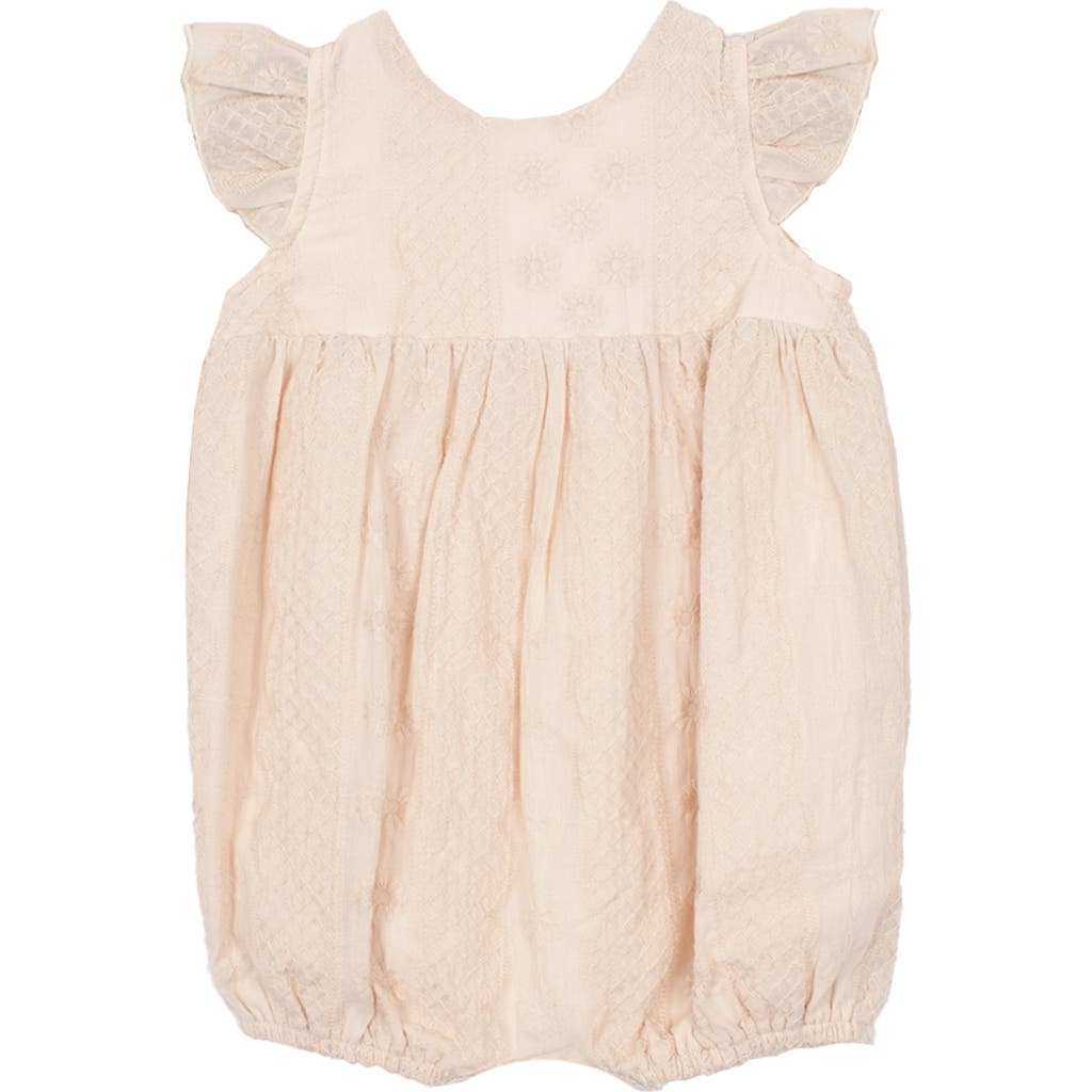 Isobella & Chloe Sienna Baby Romper In Neutral
