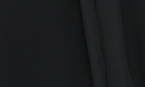 Shop Dkny Tie Waist Midi Dress In Black