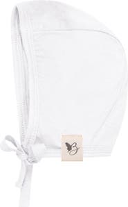 Bebe Bella Girl Knit Bonnet with Strap Tie
