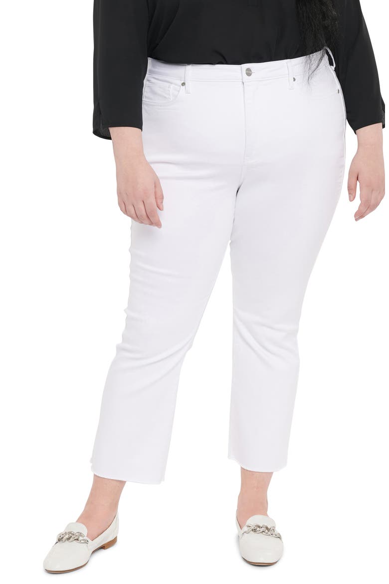 Slim Ankle Bootcut Jeans, Main, color, OPTIC WHITE