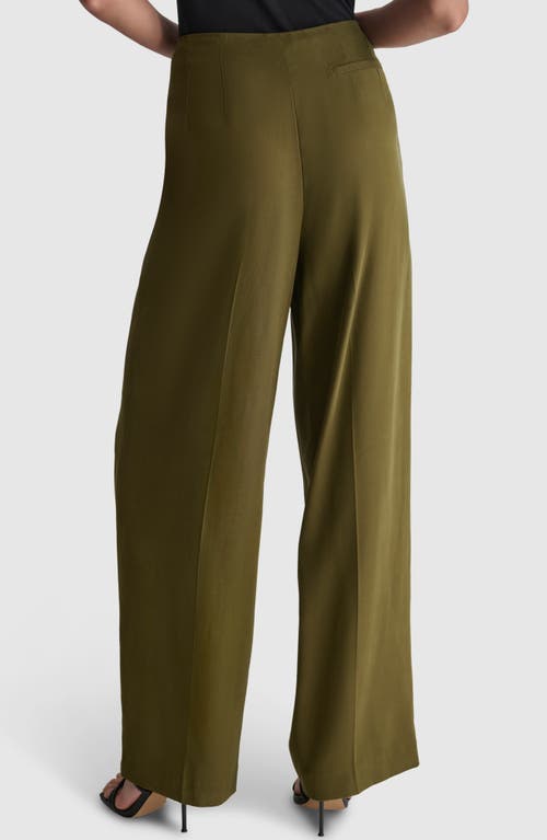 DKNY DKNY TIE FRONT TWILL PANTS 