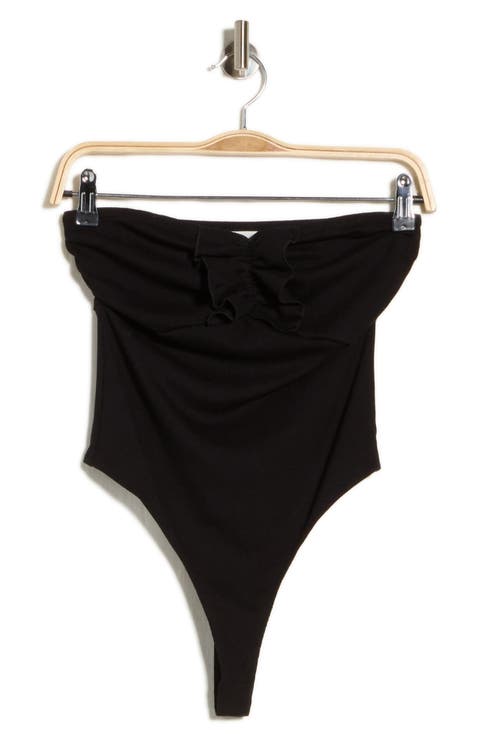 Livvy Strapless Rib Knit Bodysuit