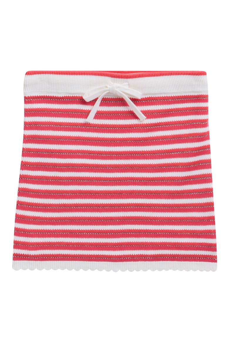 Kids' La Dolce Stripe Knit Skirt, Main, color, WATERMELON STRIPE