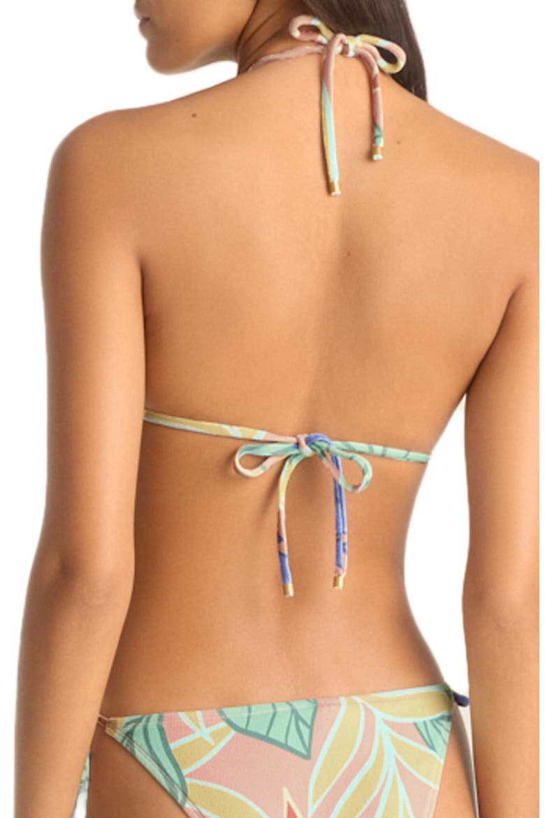 Gia Triangle Bikini Top, Alternate, color, RETRO JUNGLE