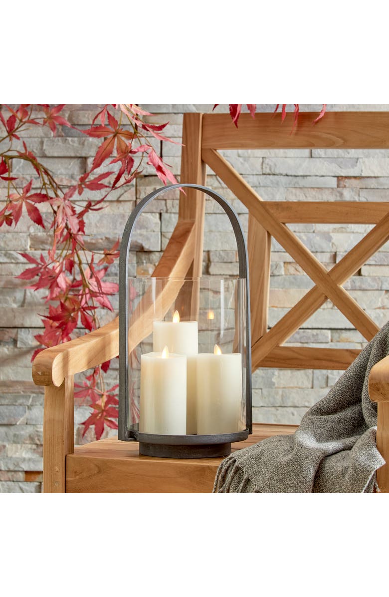 Napa Home & Garden Terrazza Outdoor Hurricane Large, Alternate, color, Gray