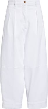 Altuzarra Dash Barrel Leg Crop Pants