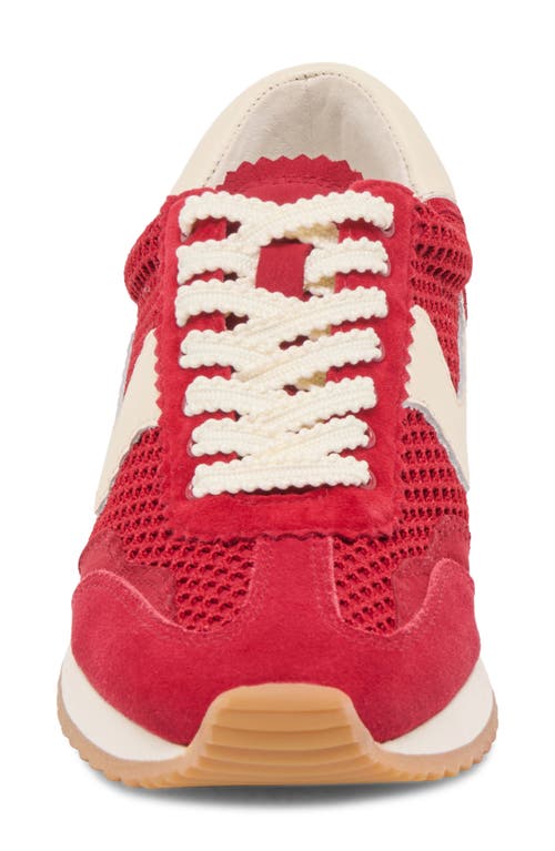 Dolce Vita B.ntcd Mesh Sneaker In Crimson Mesh