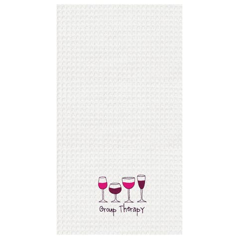 Group Therapy Waffle Weave Cotton Kitchen Towel