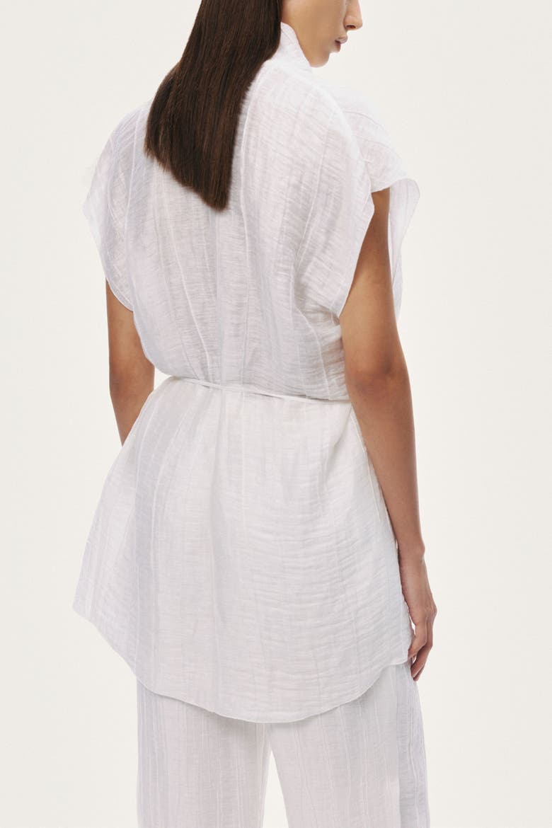 Belted Vest, Alternate, color, Ivory