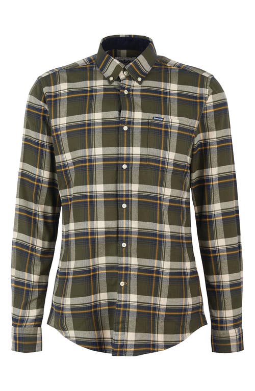 Barbour Shieldton Plaid Flannel Button-down Shirt