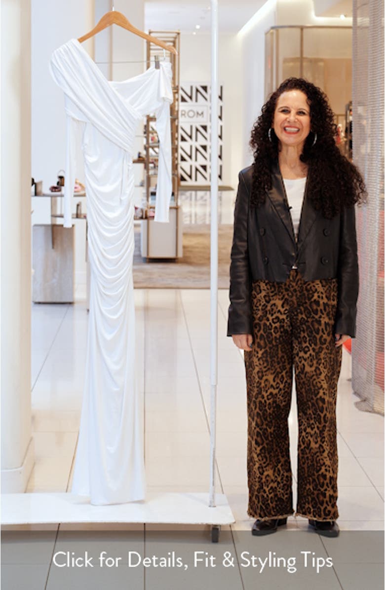 Smooth Off the Shoulder Long Sleeve Maxi Dress, sales video thumbnail