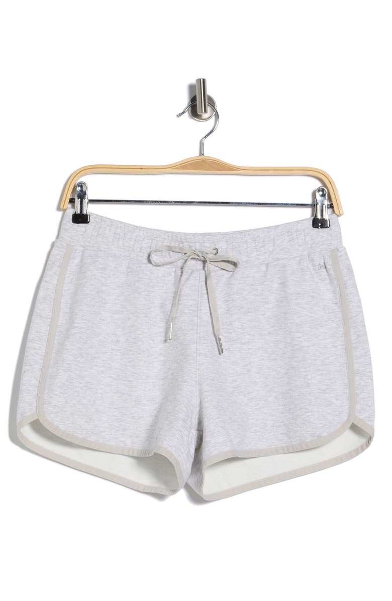 TravisMathew Cloud Drawstring Shorts, Main, color, Heather Light Grey