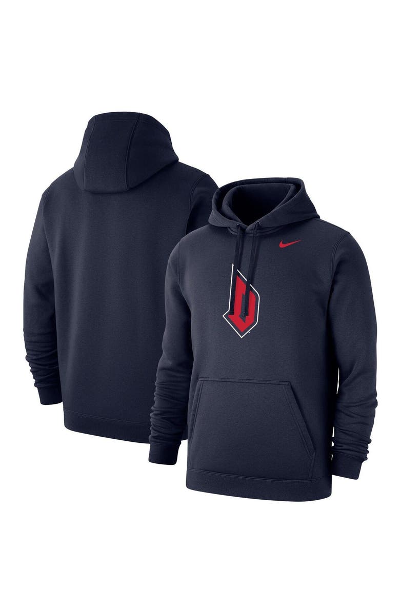Nike Men's Nike Navy Duquesne Dukes Club Fleece Pullover Hoodie, Main, color, 
