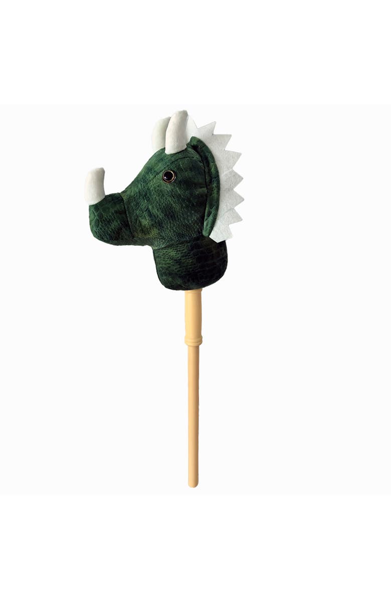 Ponyland Green Dinosaur Music Stick W/ Colorful Soft Plush Animal Head, Main, color, Multicolored