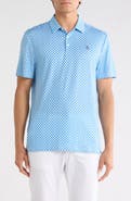 Original Penguin Retro Geometric Print Performance Polo