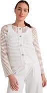 Haven Well Within Organic Cotton Pointelle Cardigan